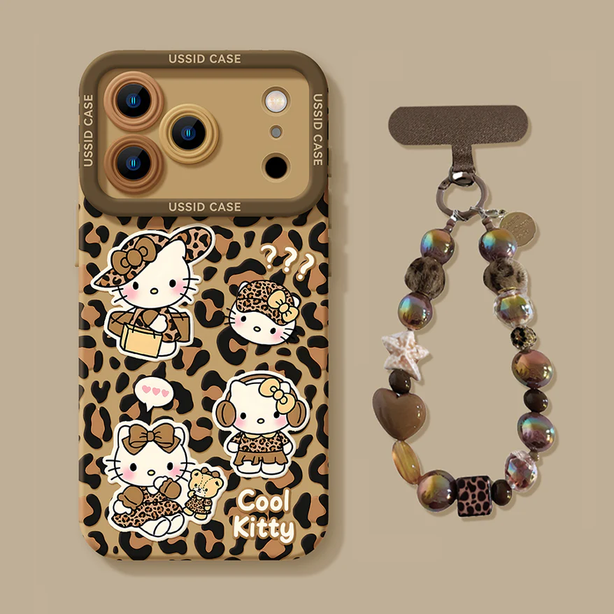 iPhone beads series | Hello Kitty Liquid Silicone Phone Case - Image 5