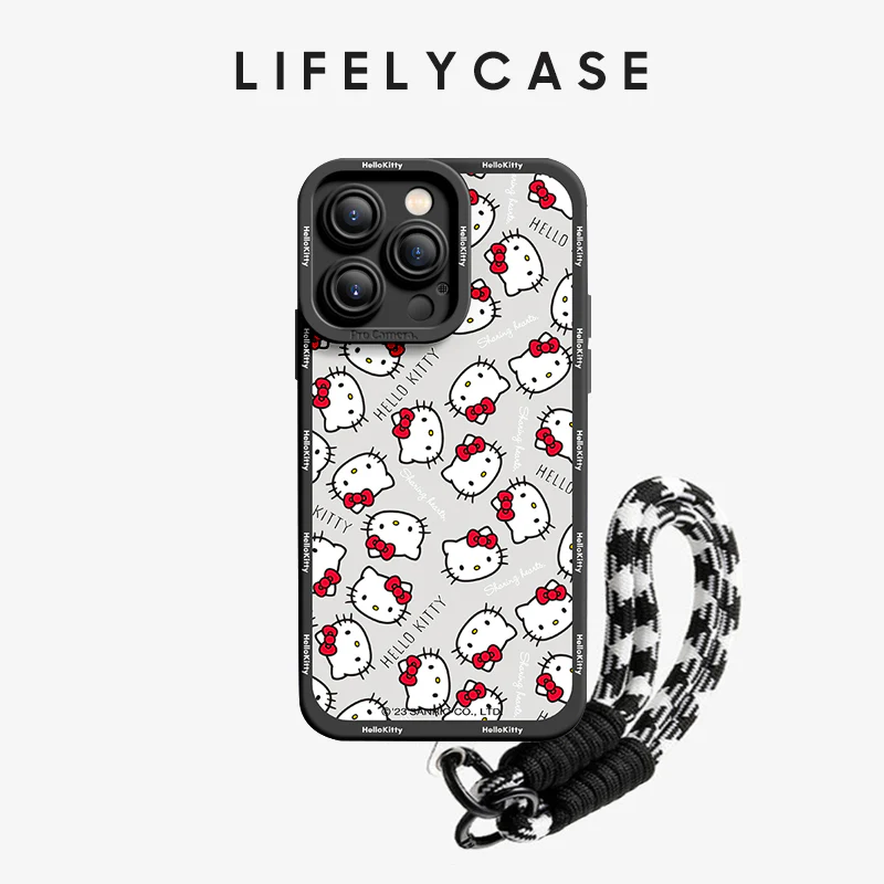 iPhone Lanyard Series | Fashion Cartoon Liquid Silicone Phone Case - Image 11