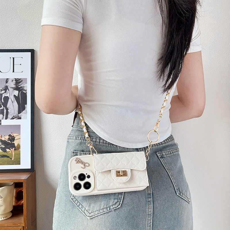 iPhone Lanyard Series | Genuine Leather Card Holder Phone Case - Image 4
