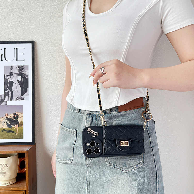 iPhone Lanyard Series | Genuine Leather Card Holder Phone Case - Image 5