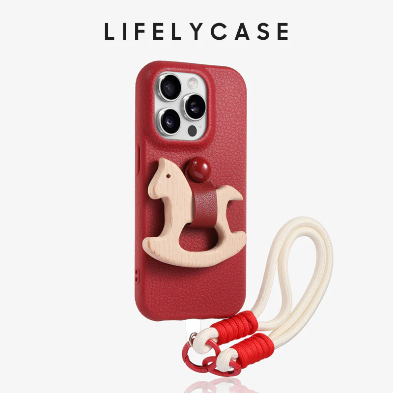 iPhone Lanyard Series | Liquid Silicone Cartoon Phone Case (with free pendant) - Image 7
