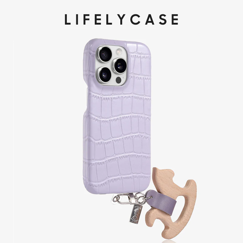 iPhone Series | Genuine Leather Cartoon Phone Case (with free pendant) - Image 5