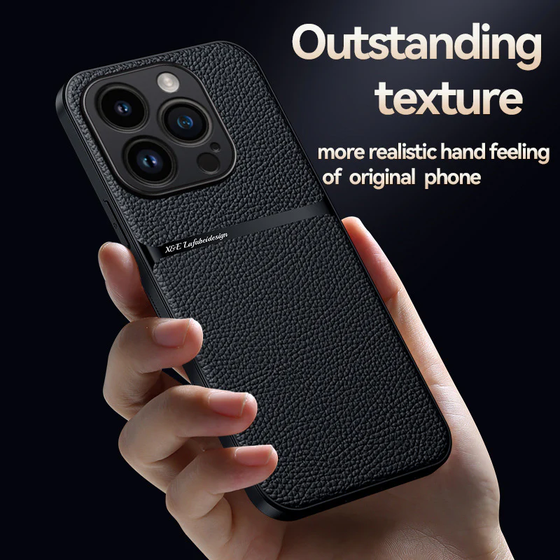 iPhone Series | Skin-Feel Leather Phone Case - Image 2