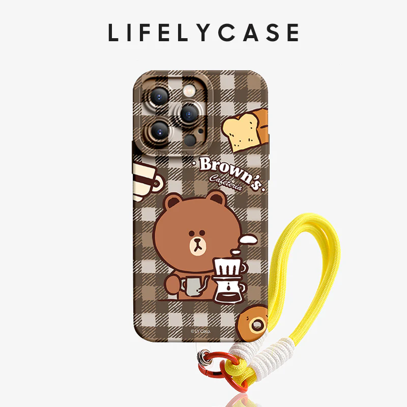 iPhone Lanyard Series | LINE FRIENDS Co-Branded Cartoon Phone Case - Image 7