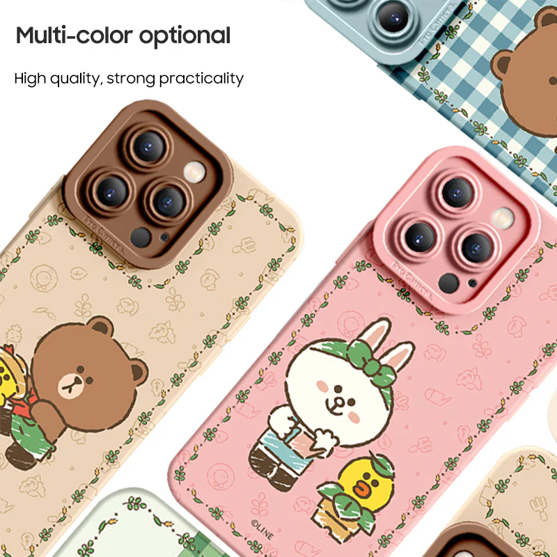 iPhone Lanyard Series | LINE FRIENDS Co-Branded Cartoon Phone Case - Image 4