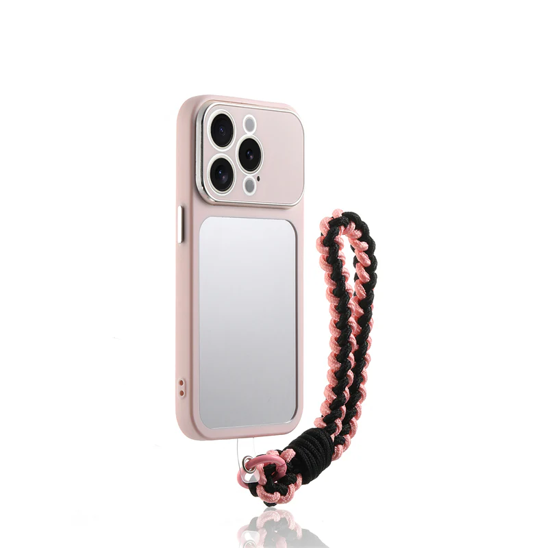iPhone Lanyard Series | Liquid Silicone Mirror Phone Case - Image 6