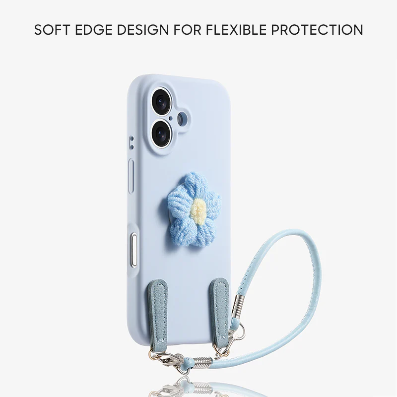 iPhone Lanyard Series | Liquid Silicone Cartoon Phone Case - Image 2