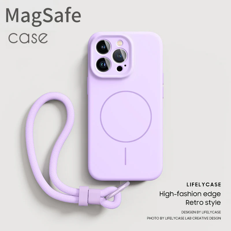 iPhone Lanyard Series | Liquid Silicone Phone Case Supports MagSafe - Image 9