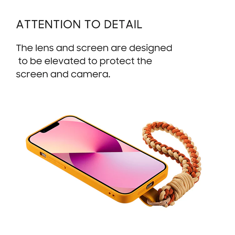 iPhone Lanyard Series | Liquid Silicone Mobile Phone Case, Free Mobile Phone Holder - Image 4