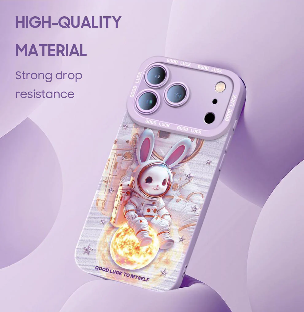 iPhone Lanyard Series | Magnetic Rotating Bracket Cartoon Phone Case - Image 4