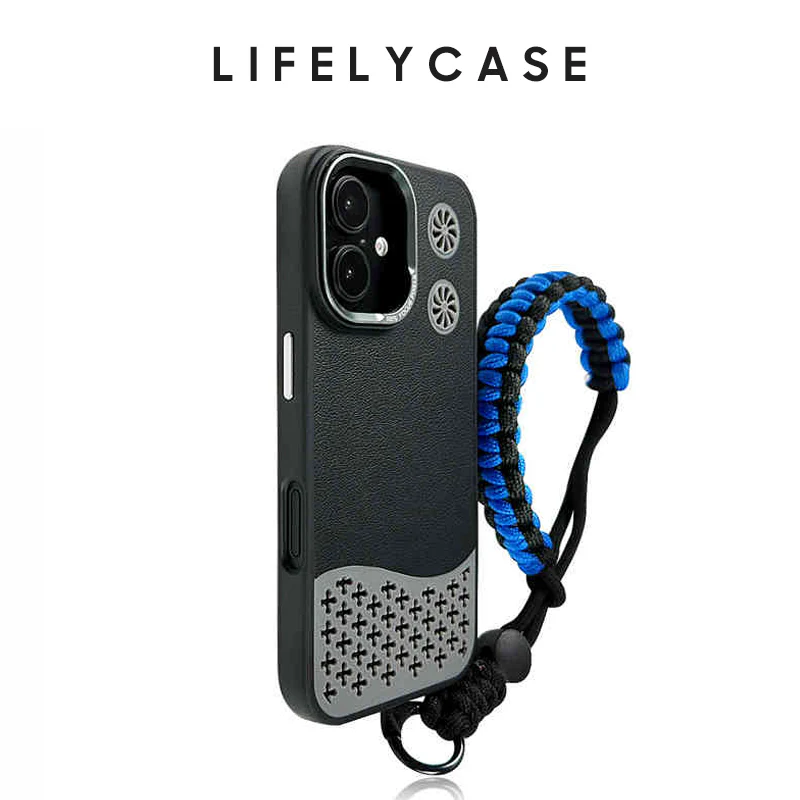 iPhone Lanyard Series | MagSafe Leather Phone Case with Heat Dissipation Holes - Image 8