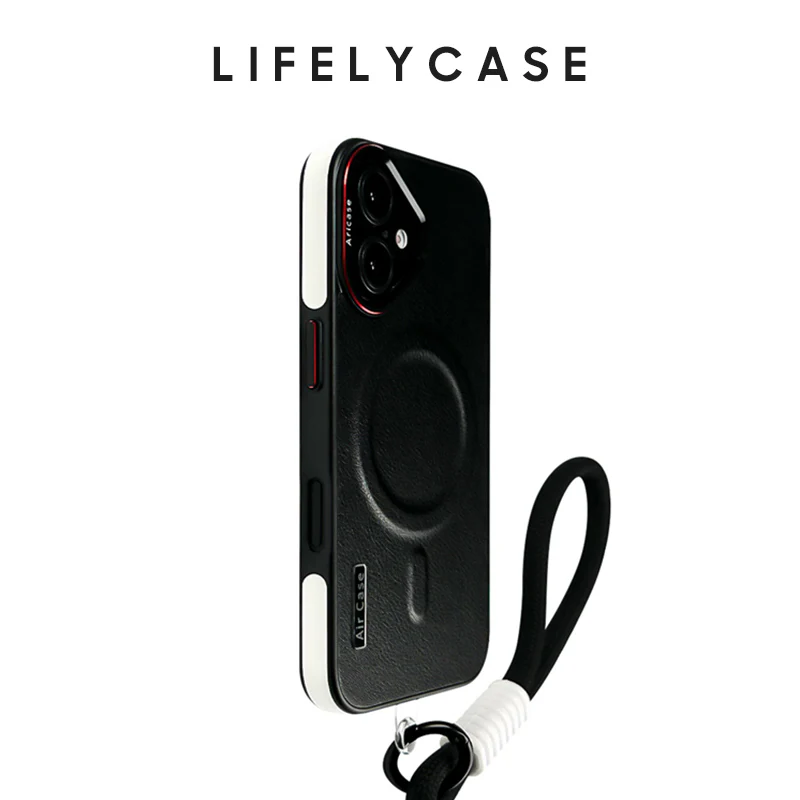 iPhone Lanyard Series | MagSafe Magnetic Leather Phone Case - Image 8