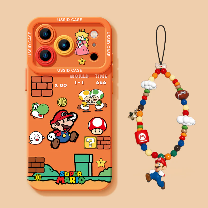 iPhone beads series | Super Mario Liquid Silicone Phone Case - Image 10