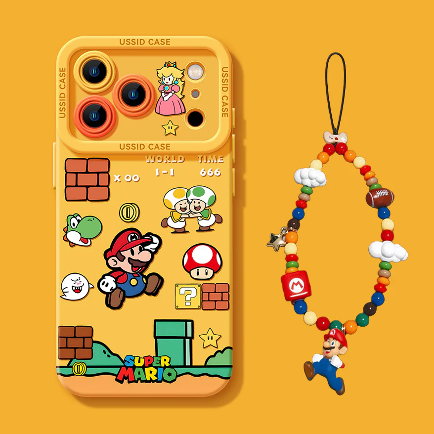 iPhone beads series | Super Mario Liquid Silicone Phone Case - Image 7