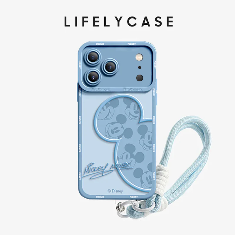 iPhone Lanyard Series | Disney Mickey Mouse Co-Branded Cartoon Phone Case - Image 5