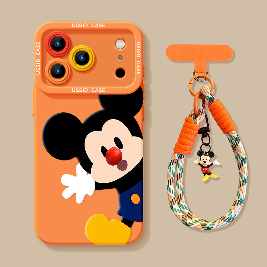 iPhone beads series | Disney Mickey Mouse Liquid Silicone Phone Case - Image 6