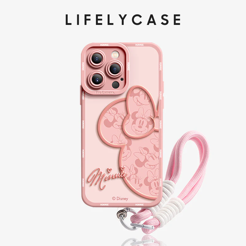iPhone Lanyard Series | Disney Minnie Mouse Co-Branded Cartoon Phone Case - Image 6