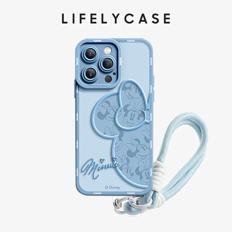 iPhone Lanyard Series | Disney Minnie Mouse Co-Branded Cartoon Phone Case - Image 7