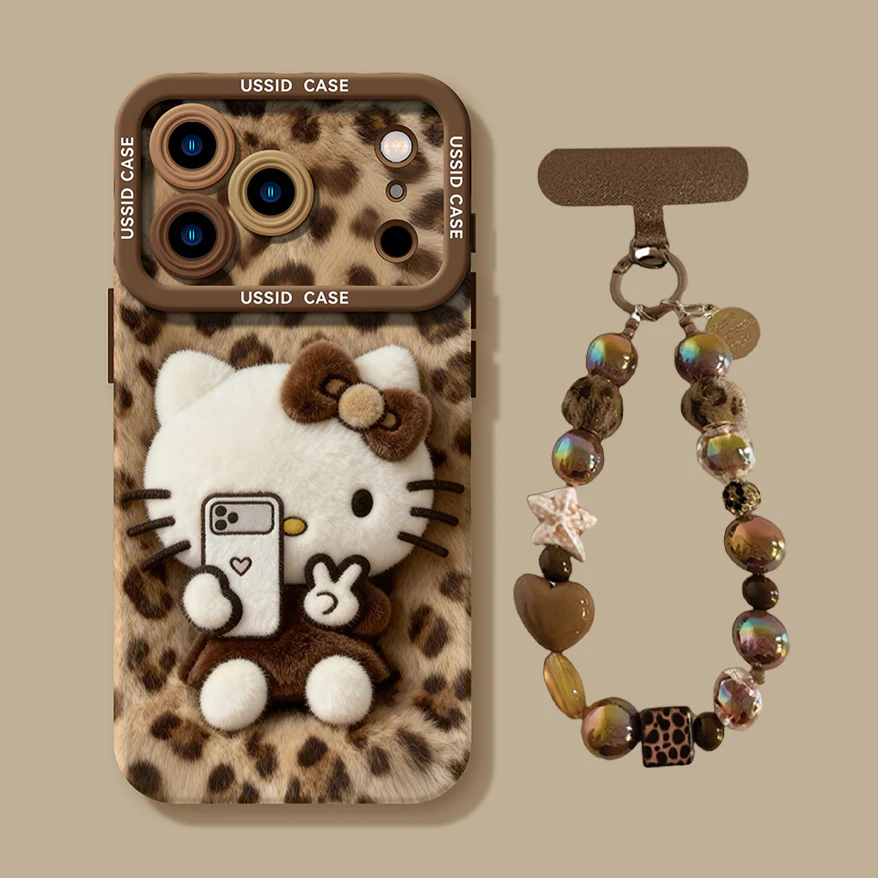 iPhone beads series | Hello Kitty Liquid Silicone Phone Case - Image 9