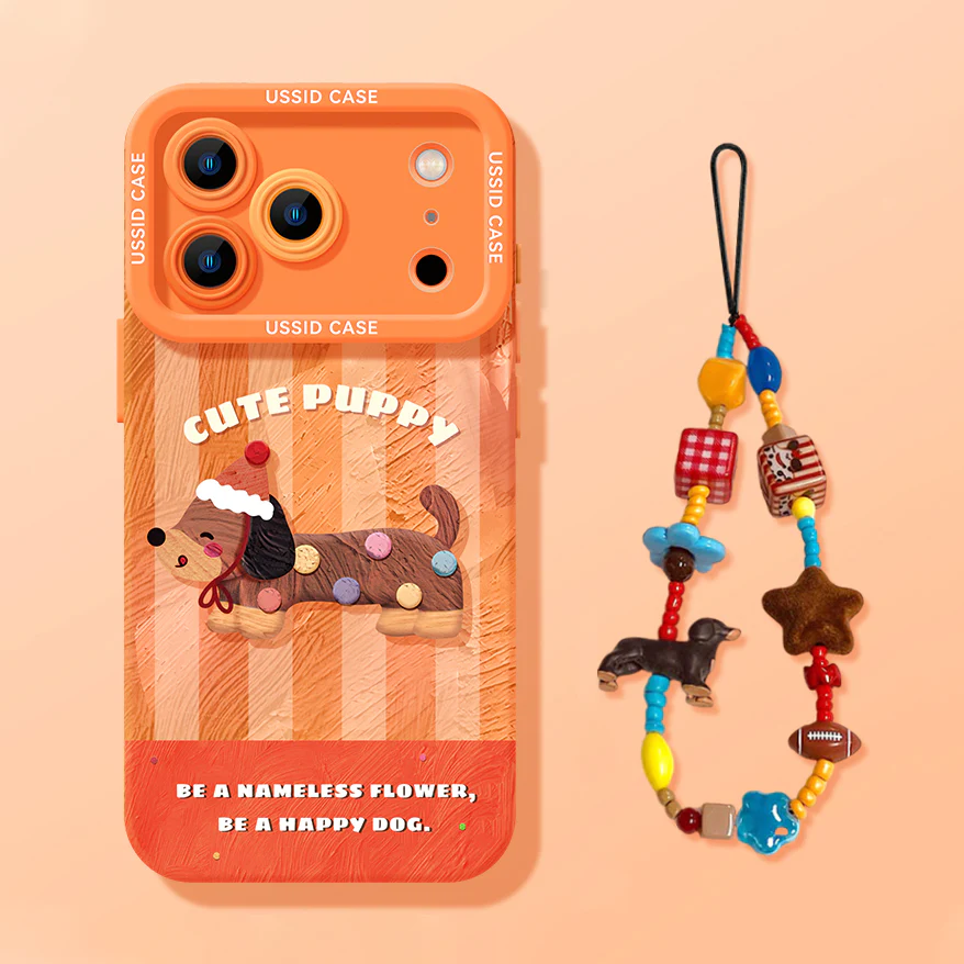 iPhone beads series | Dachshund Design Liquid Silicone Phone Case - Image 6