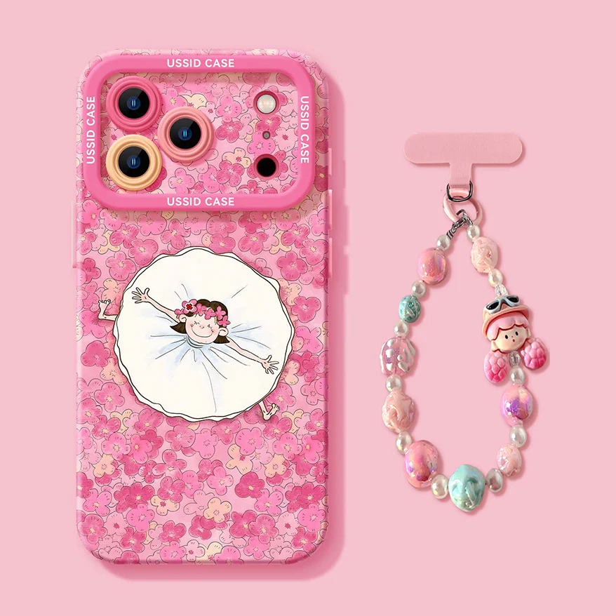 iPhone beads series | Original Cartoon Design Liquid Silicone Phone Case - Image 4