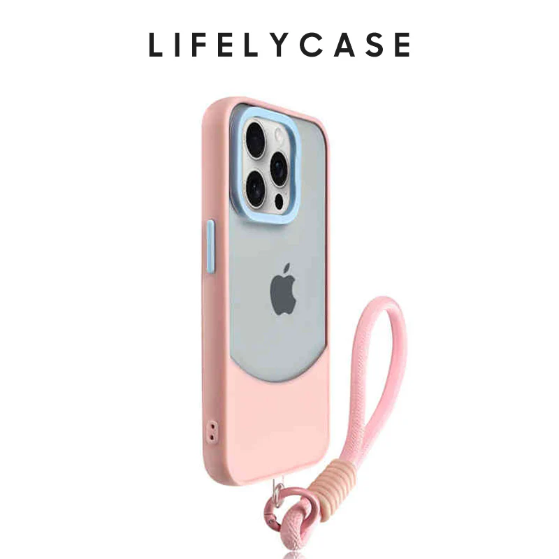 iPhone Lanyard Series | Liquid Silicone Simple Phone Case - Image 3