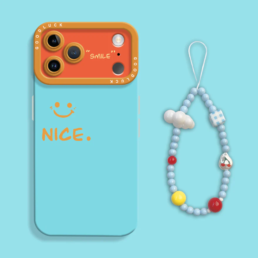 iPhone beads series | Simple Cartoon Liquid Silicone Phone Case - Image 5