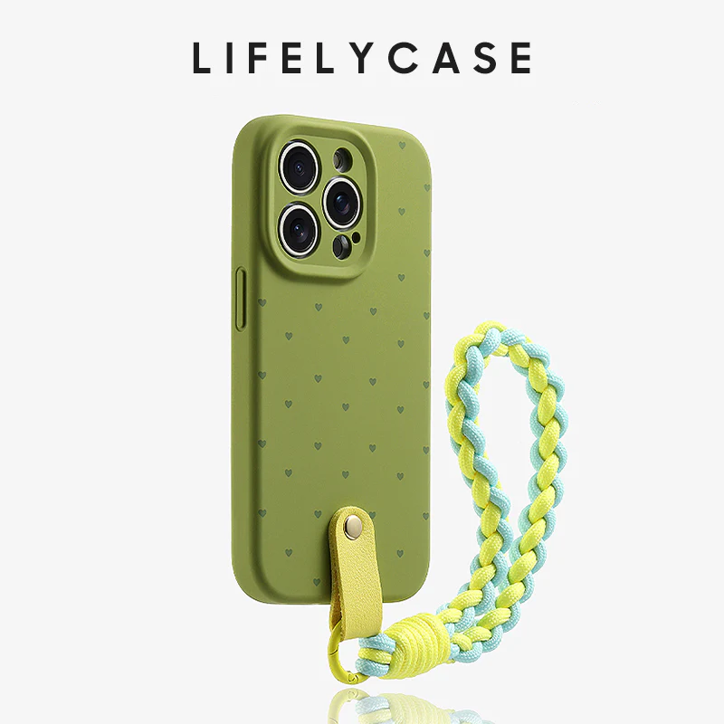 iPhone Lanyard Series | Liquid Silicone Lens Full Cover Phone Case - Image 6
