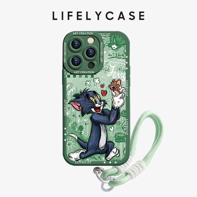 iPhone Lanyard Series | Tom and Jerry Co-Branded Cartoon Phone Case - Image 6