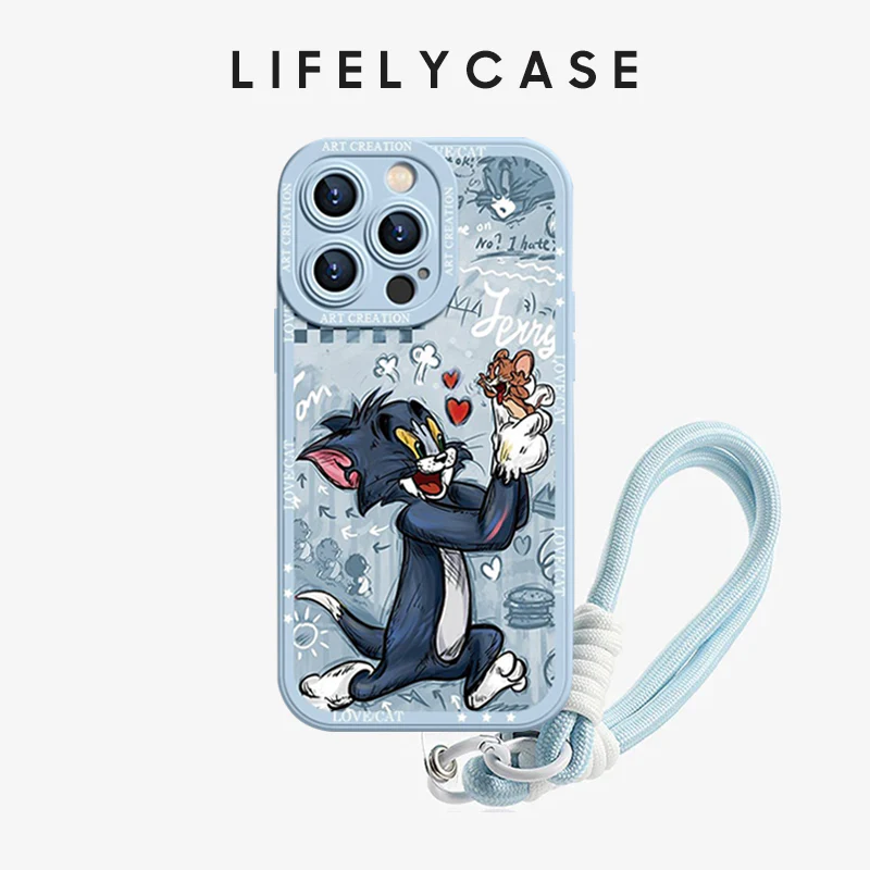 iPhone Lanyard Series | Tom and Jerry Co-Branded Cartoon Phone Case - Image 9