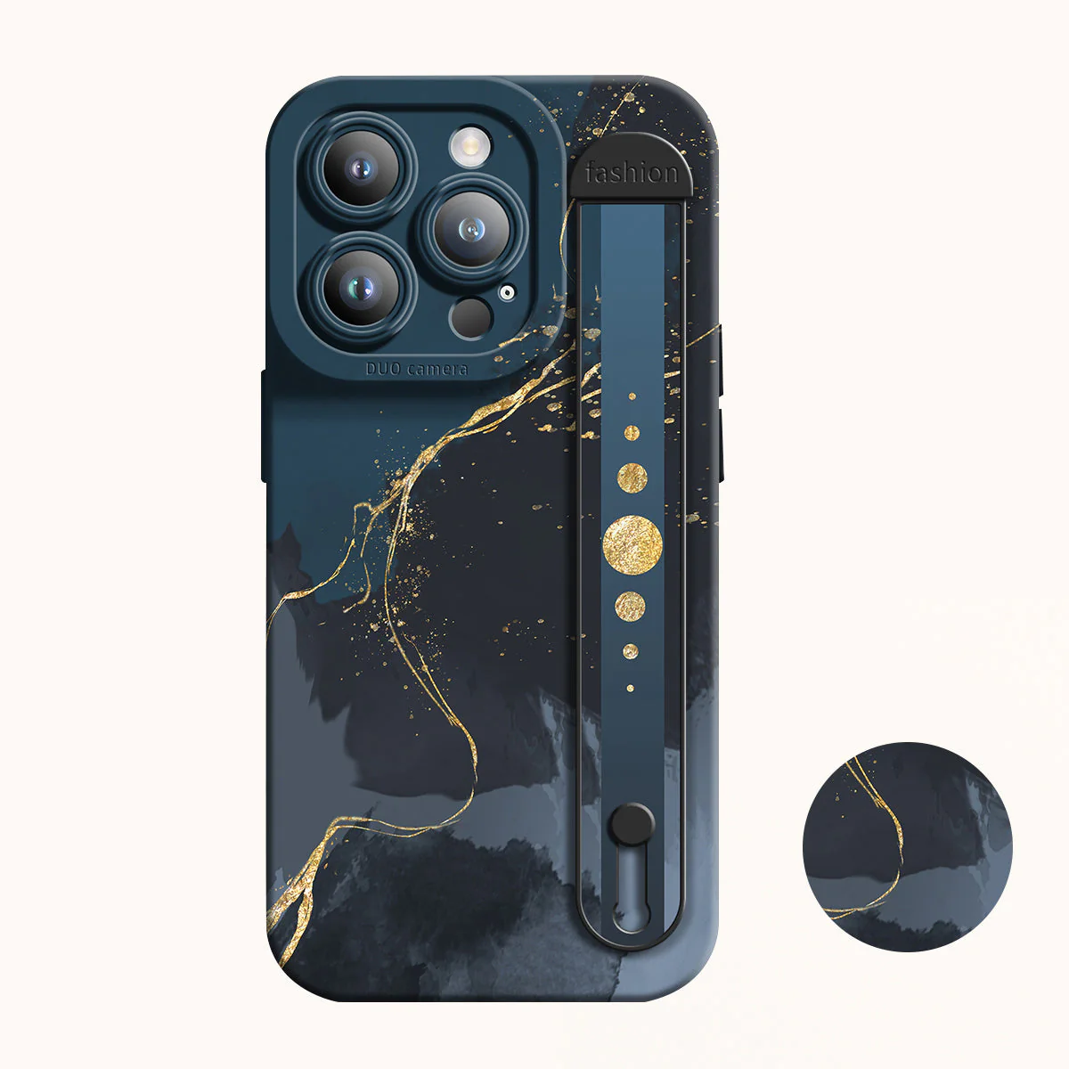 iPhone Series | Watercolor Liquid Silicone Wristband Phone Case - Image 5