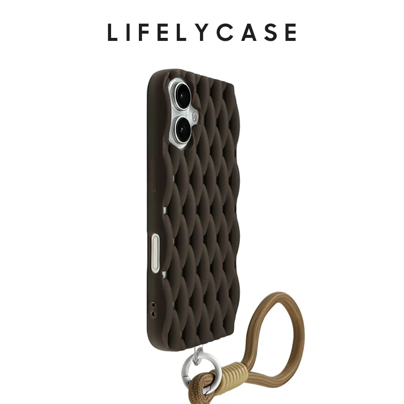iPhone Lanyard Series | Woven Soft Liquid Silicone Phone Case - Image 4