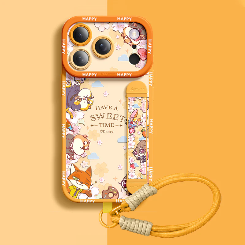 iPhone Wristband Series | Disney Cartoons Liquid Silicone Phone Case - Image 10