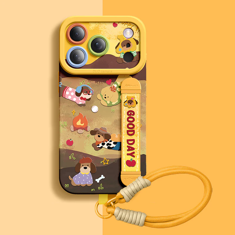 iPhone Wristband Series | Dachshund Liquid Silicone Phone Case - Image 6