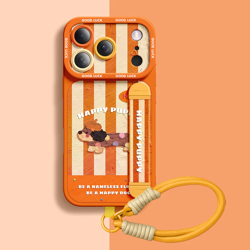 iPhone Wristband Series | Dachshund Liquid Silicone Phone Case - Image 5